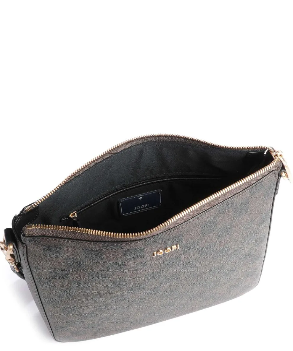 Cortina Piazza Jasmina Crossbody bag imitation leather dark brown