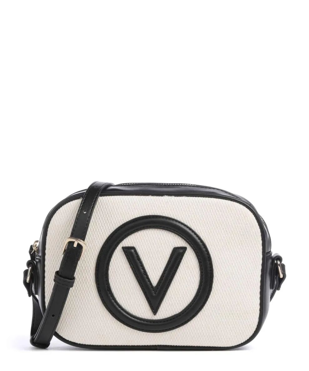 Covent Crossbody bag cotton, imitation leather beige/black