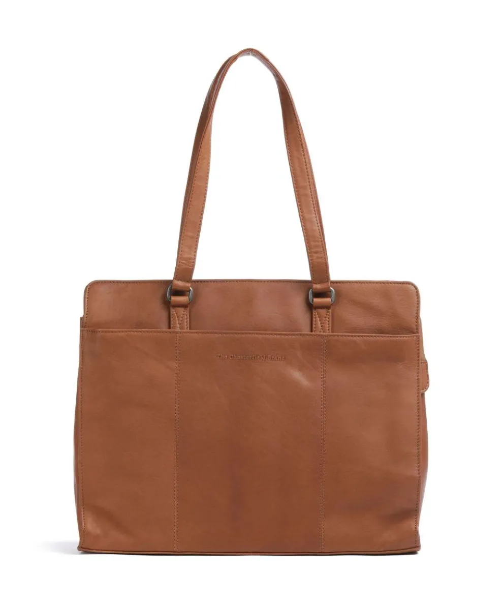 Cow Wax Pull Up Fidenza Tote bag 15″ pull-up cow leather cognac