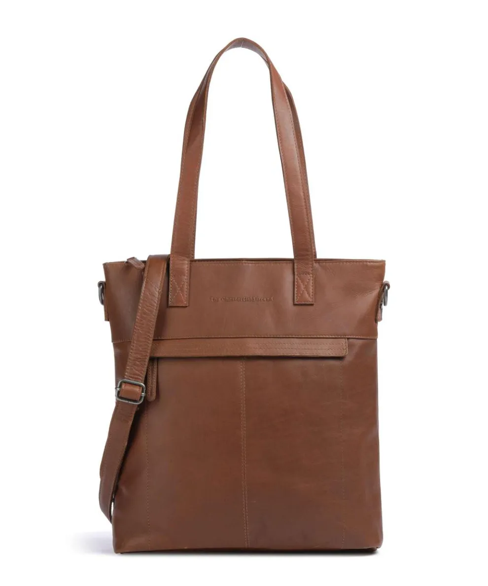 Cow Wax Pull Up Nunavik Tote bag 15″ cow leather cognac