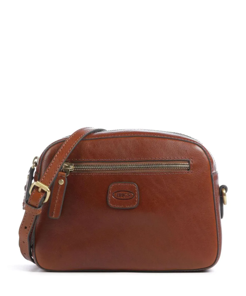 Volterra Modell Crossbody bag fine grain leather brown