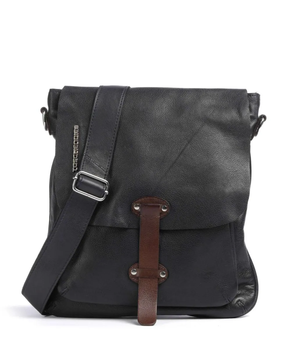 Salvatorianerplatz 2 Crossbody bag grained cow leather navy