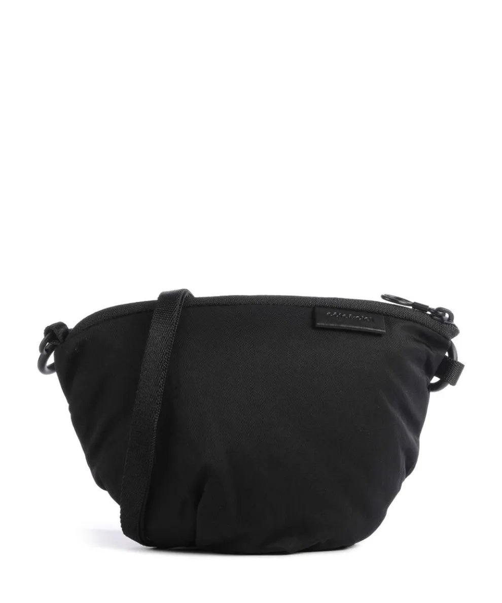 Creased Stone Orba Crossbody bag polyester, nylon black