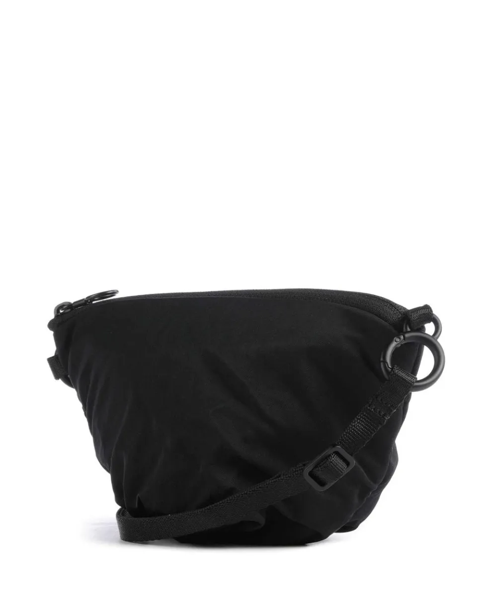Creased Stone Orba Crossbody bag polyester, nylon black