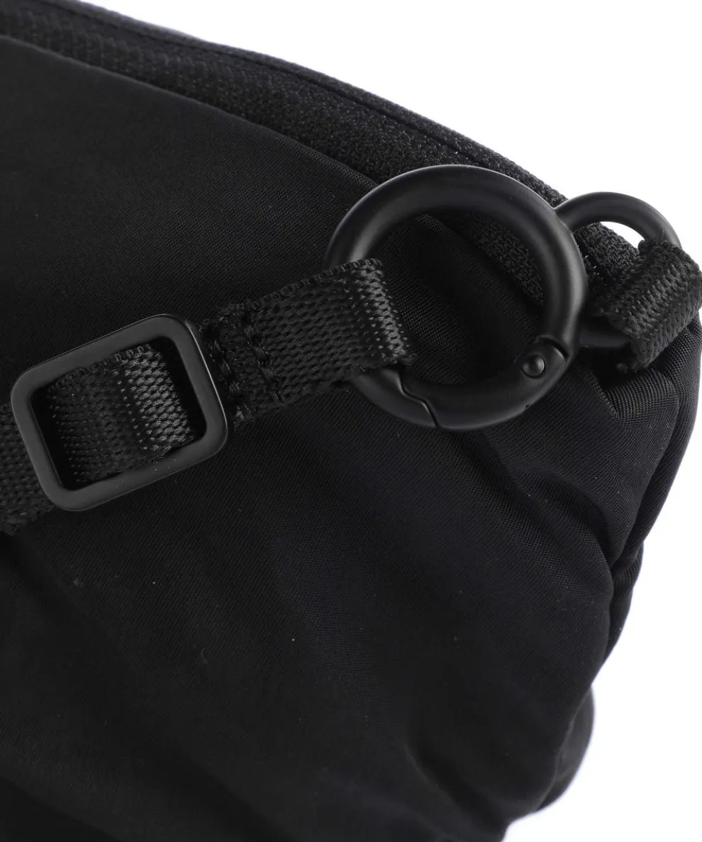 Creased Stone Orba Crossbody bag polyester, nylon black