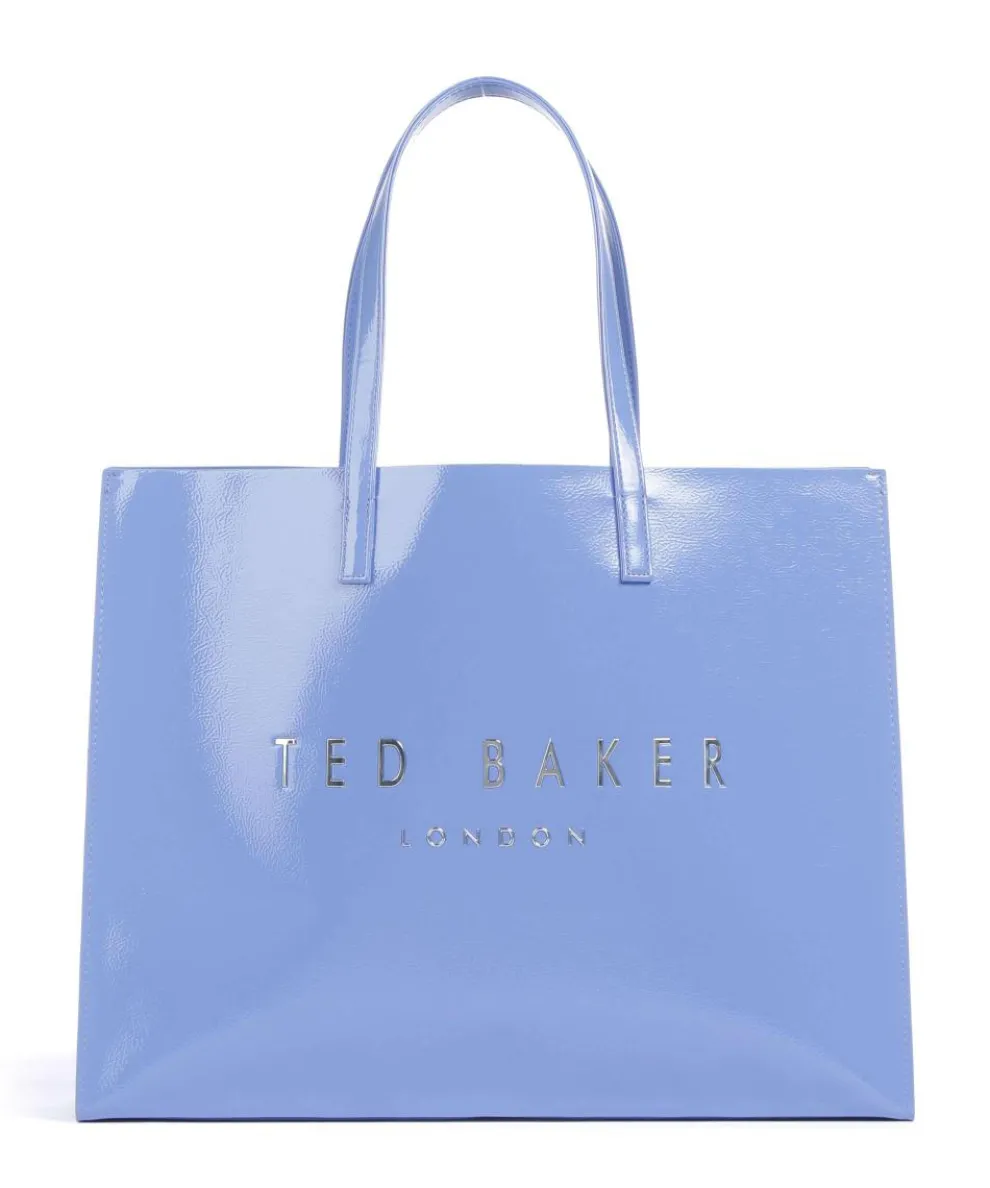 Crikon Tote bag imitation leather blue