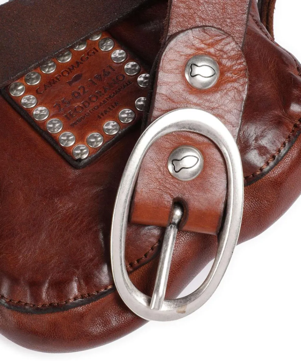 Crossbody bag cow leather cognac