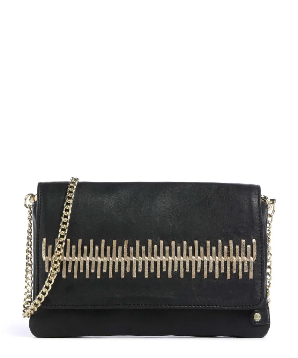 Crossbody bag cow leather black