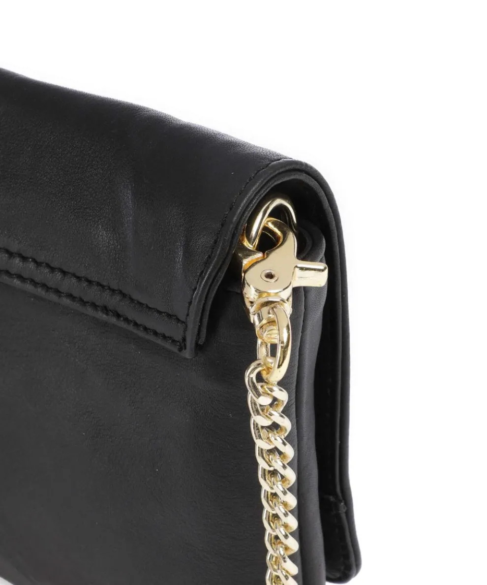 Crossbody bag cow leather black