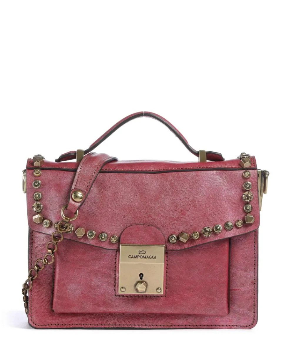 Crossbody bag cow leather red