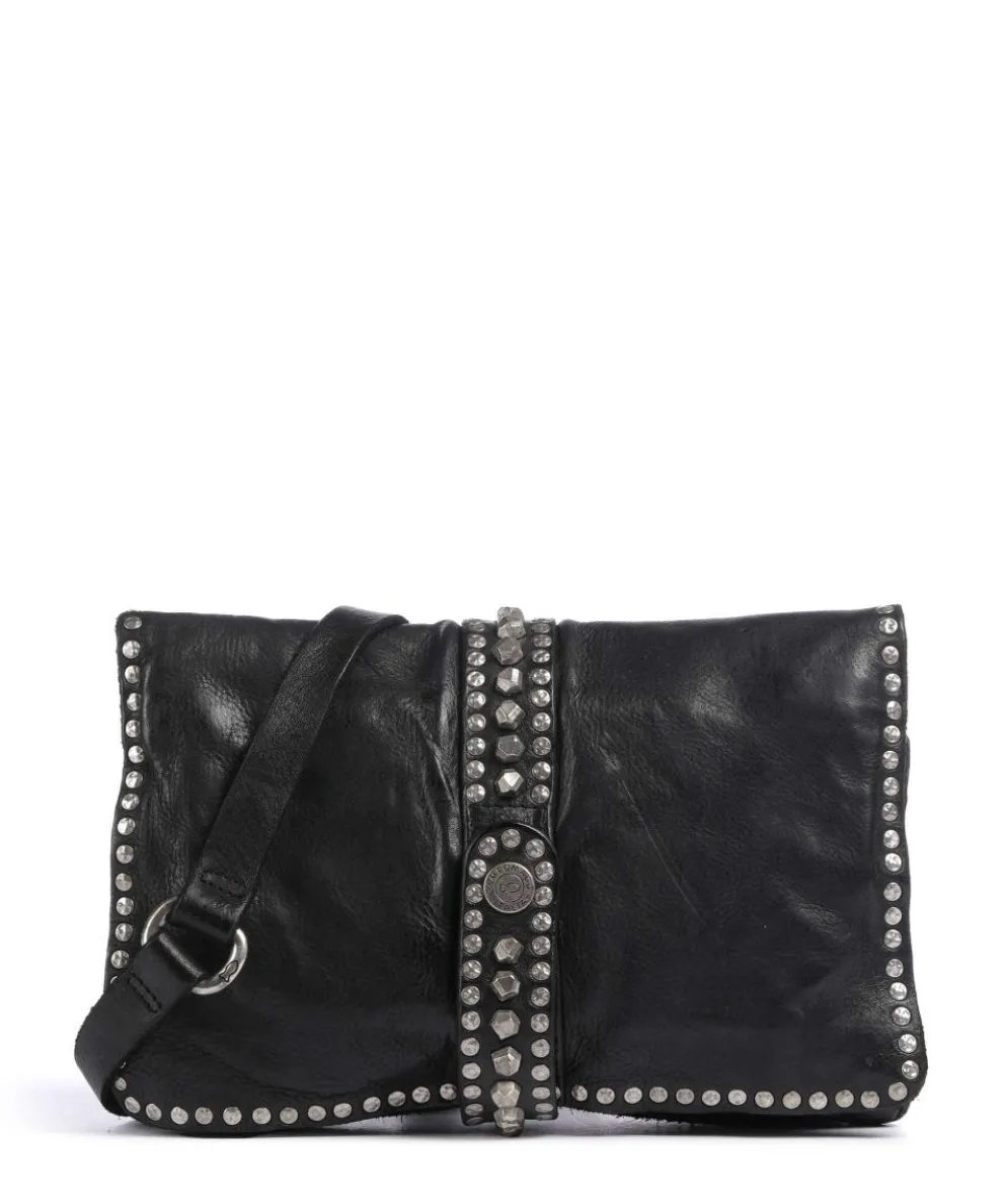 Crossbody bag cow leather black