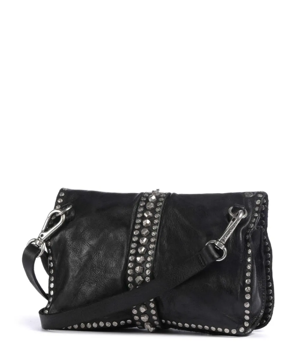 Crossbody bag cow leather black