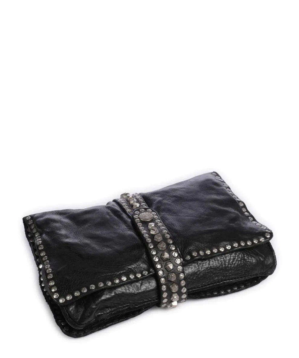 Crossbody bag cow leather black