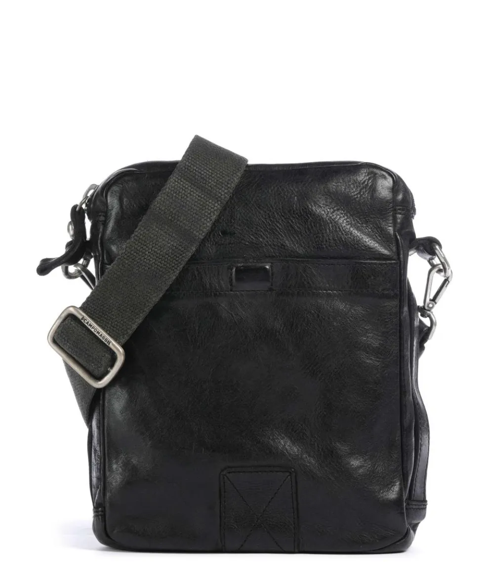 Crossbody bag cow leather black