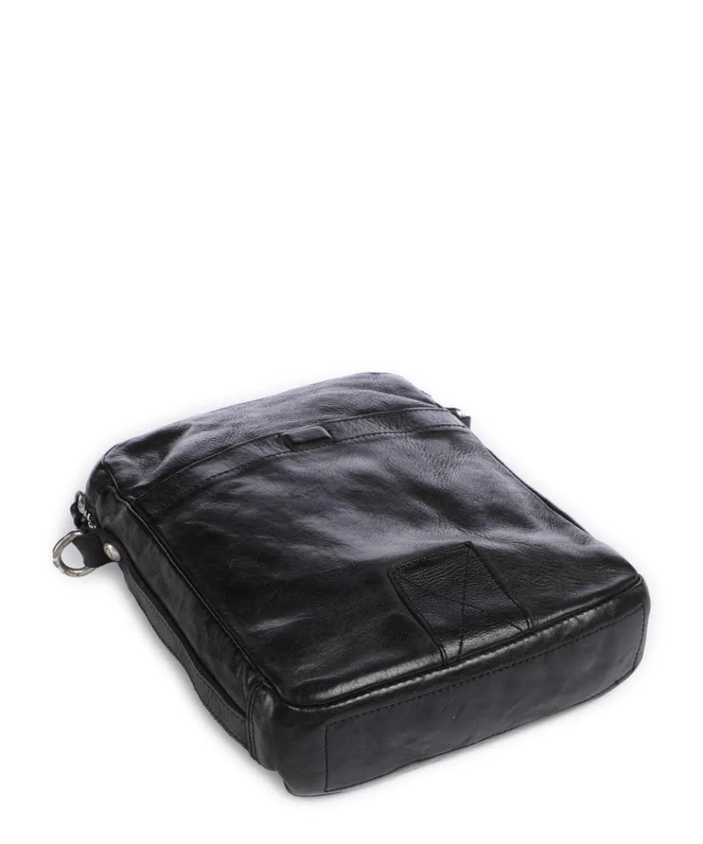 Crossbody bag cow leather black