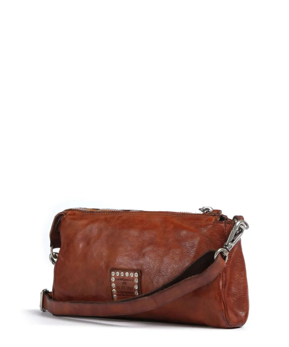Crossbody bag cow leather cognac