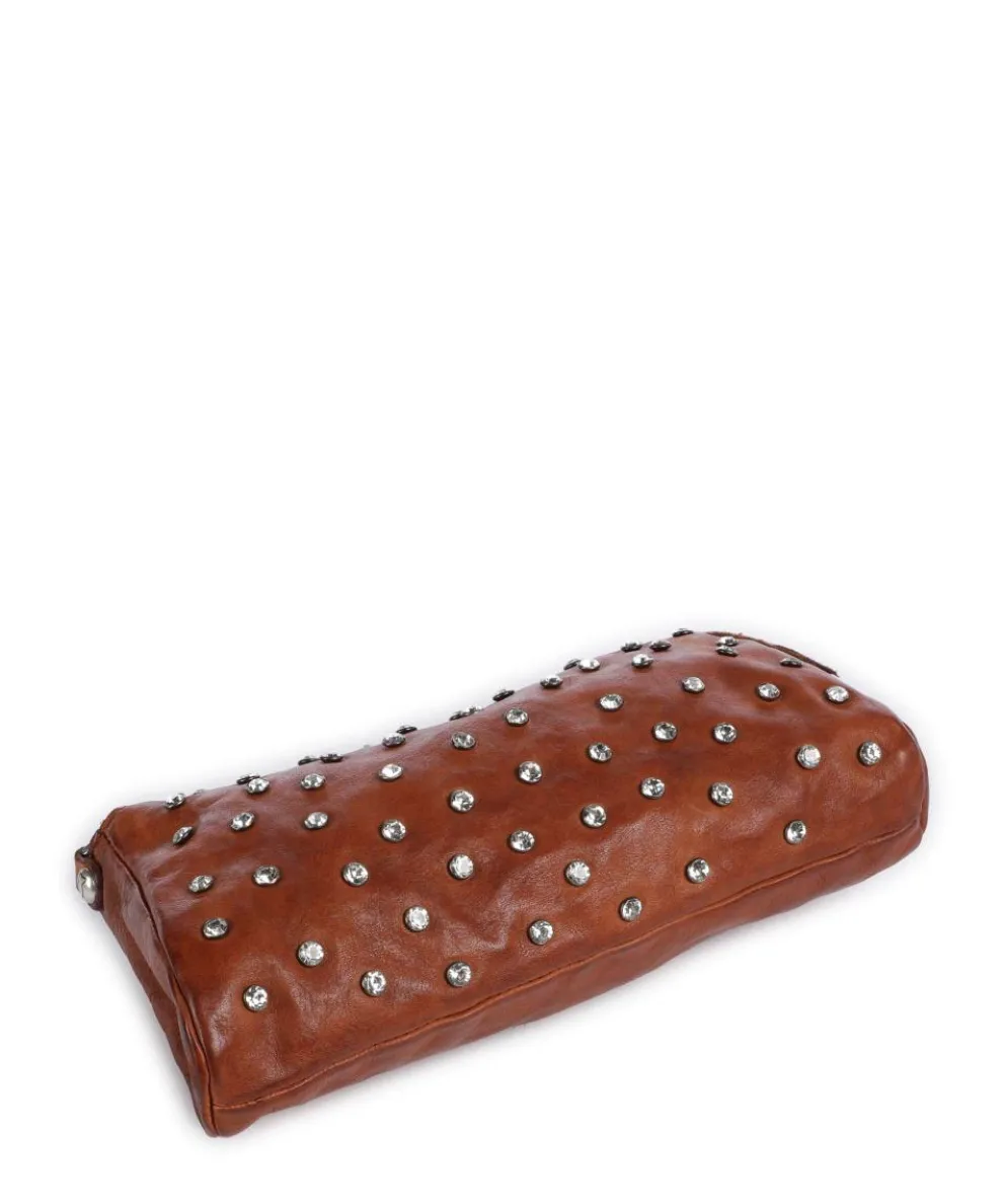 Crossbody bag cow leather cognac