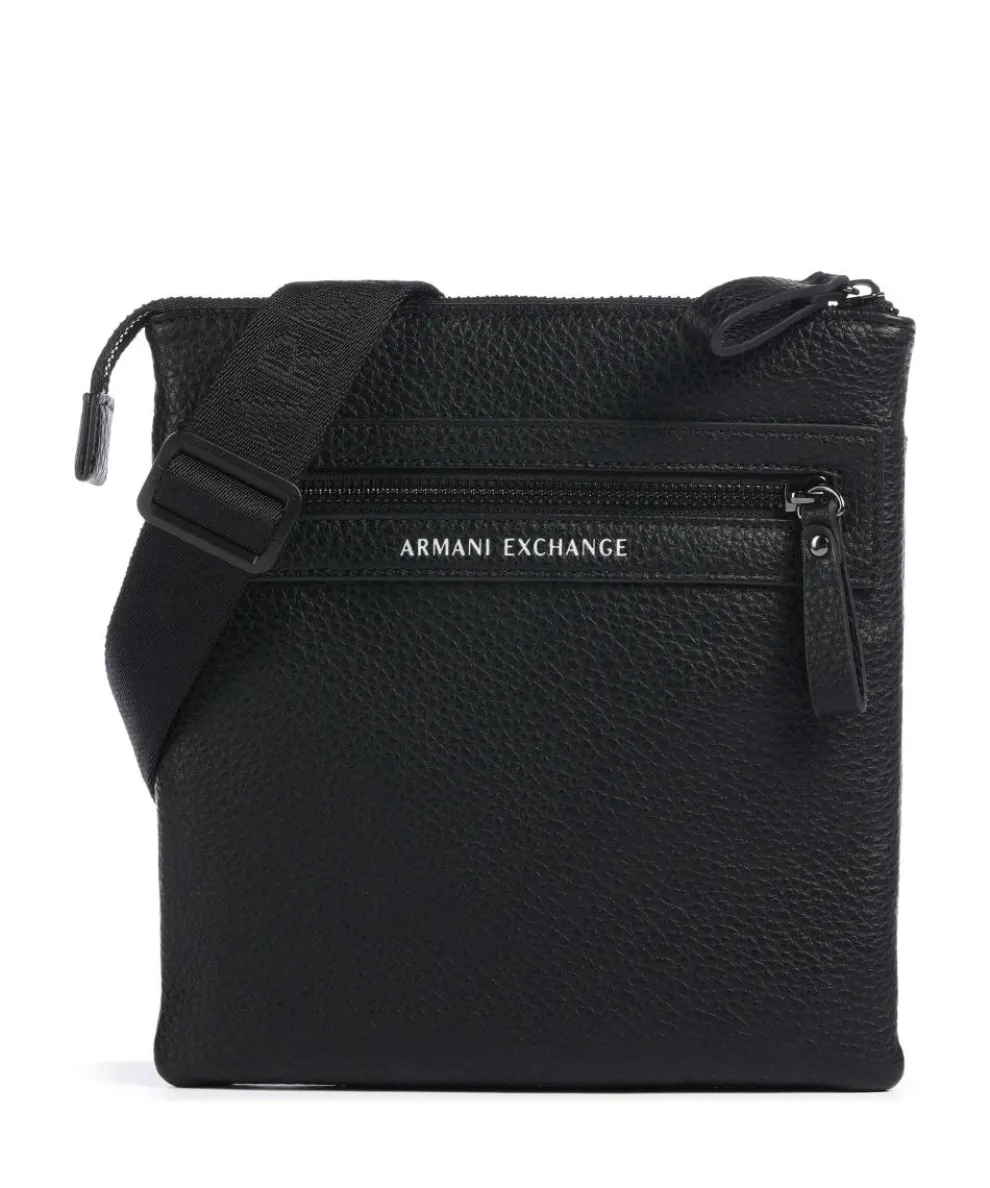 Crossbody bag imitation leather black