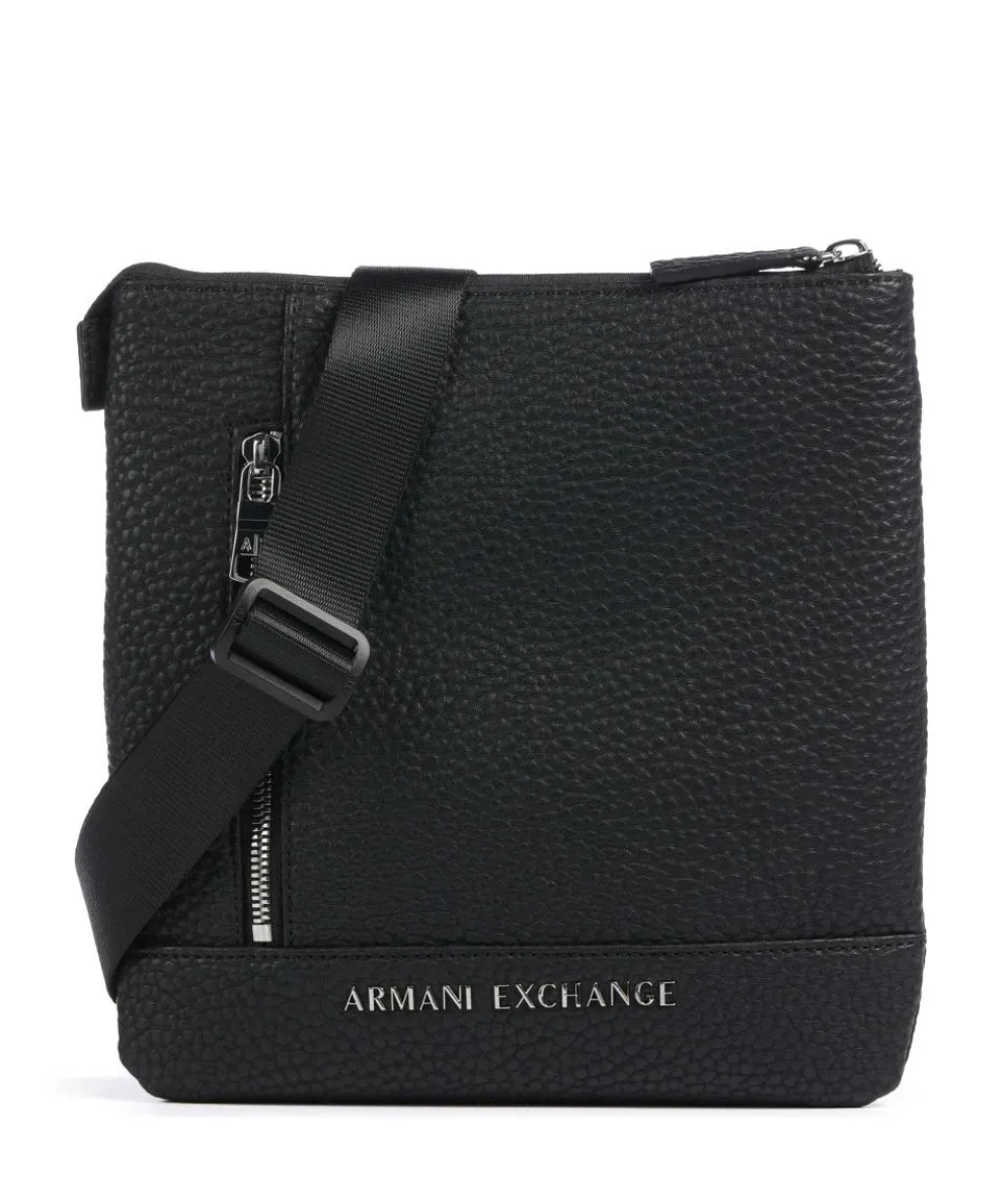 Crossbody bag imitation leather black