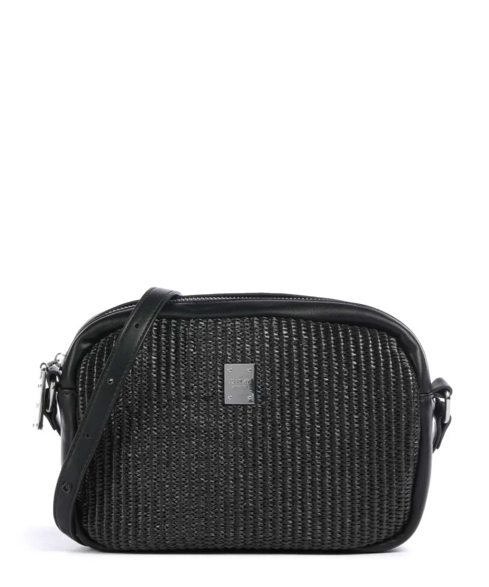 Crossbody bag polypropylene, imitation leather black