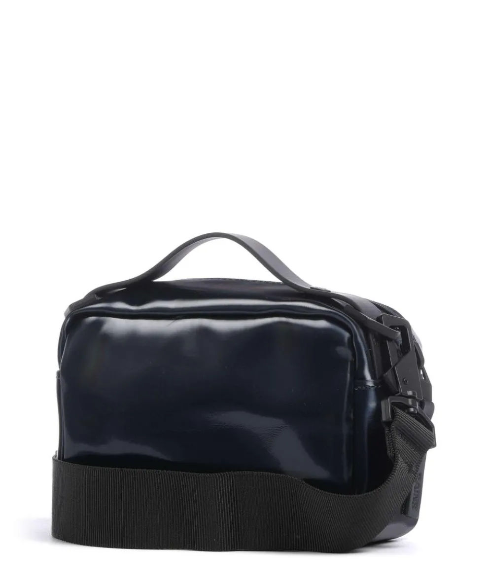 Crossbody bag polyester, polyurethane dark blue