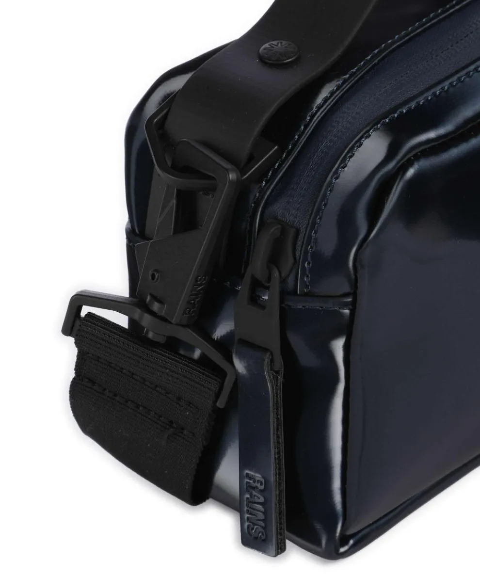 Crossbody bag polyester, polyurethane dark blue