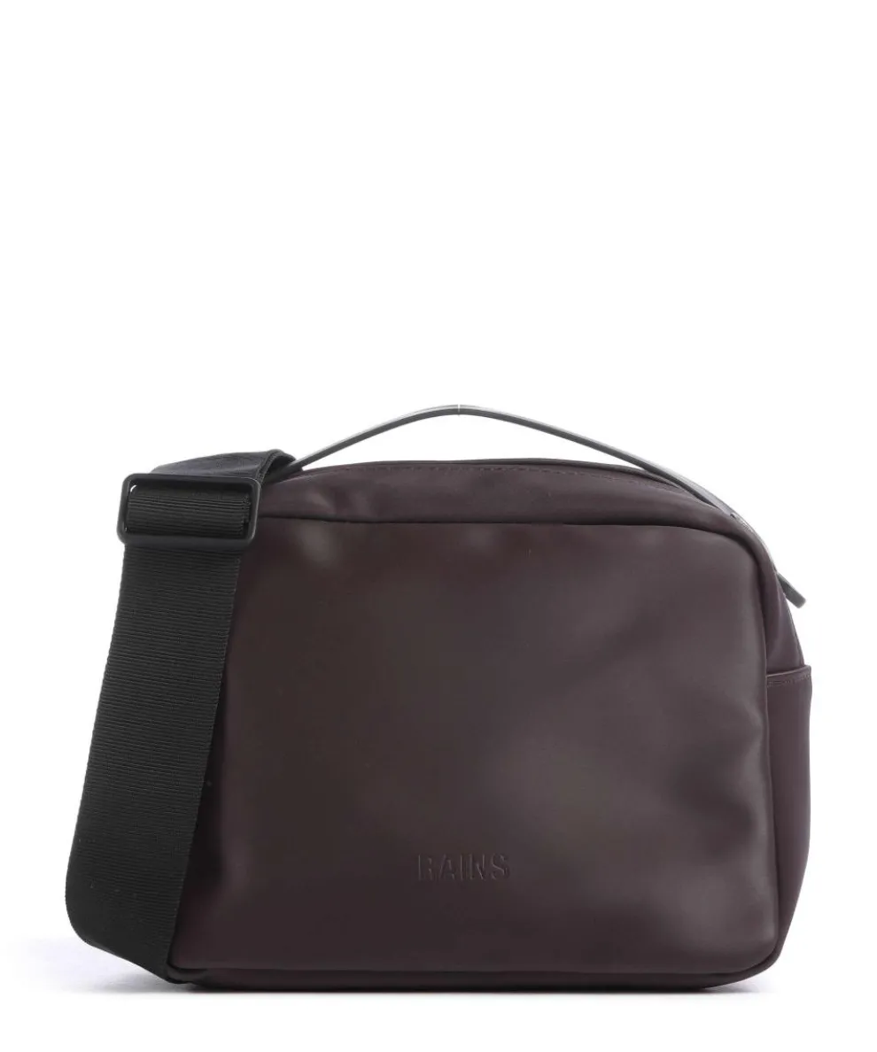 Crossbody bag polyurethane, polyester wine