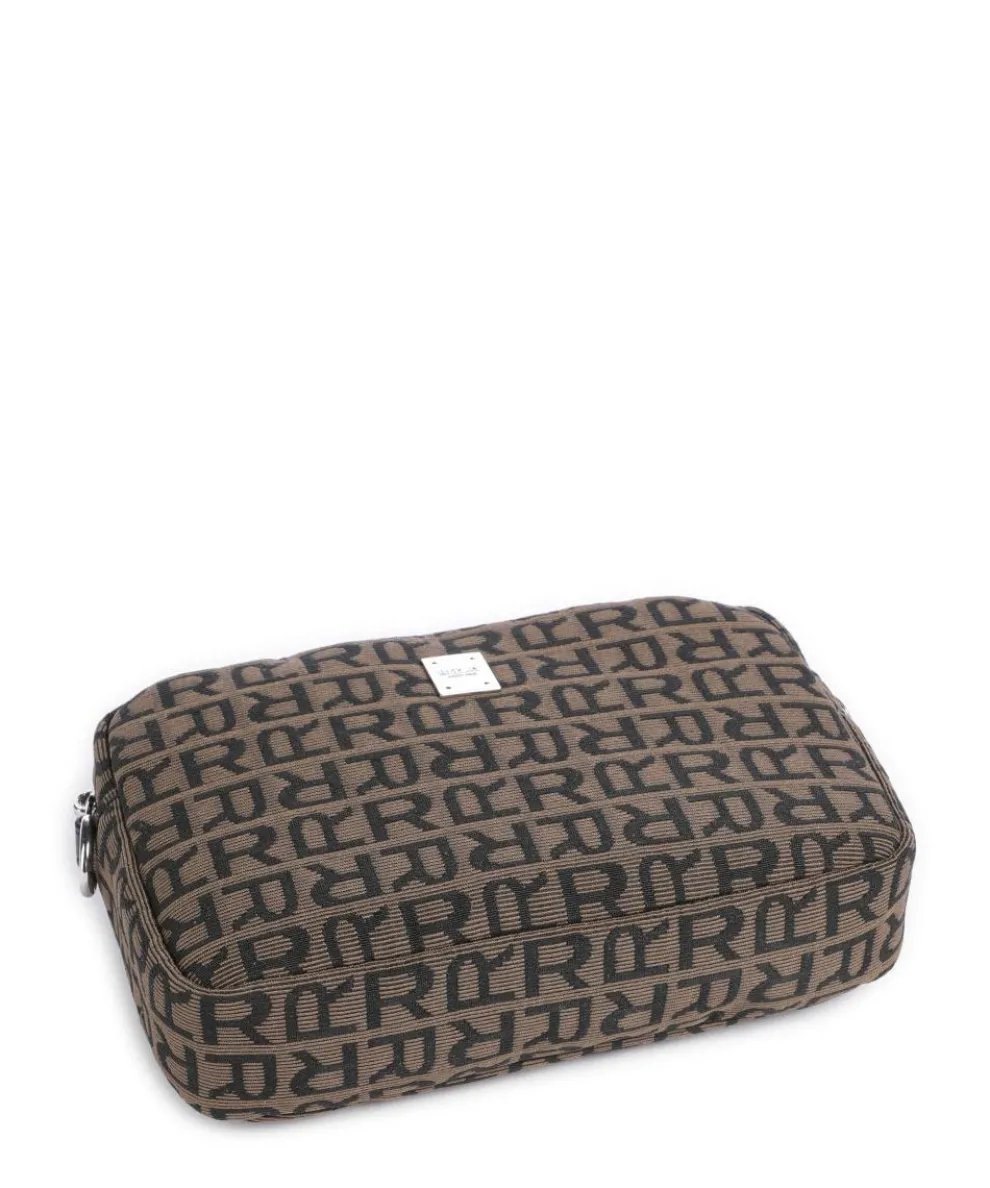 Crossbody bag polyester brown