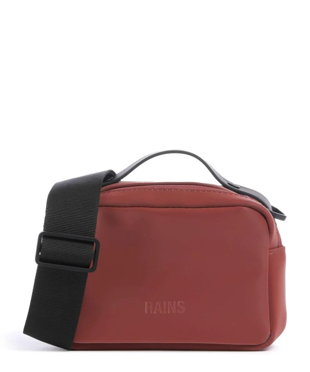 Crossbody bag polyester, polyurethane red