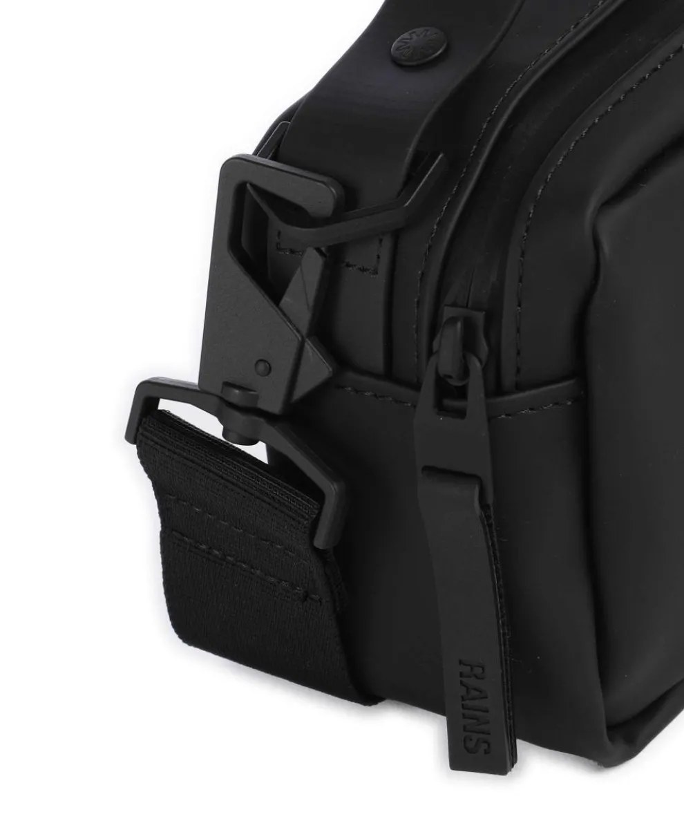 Crossbody bag polyester, polyurethane black