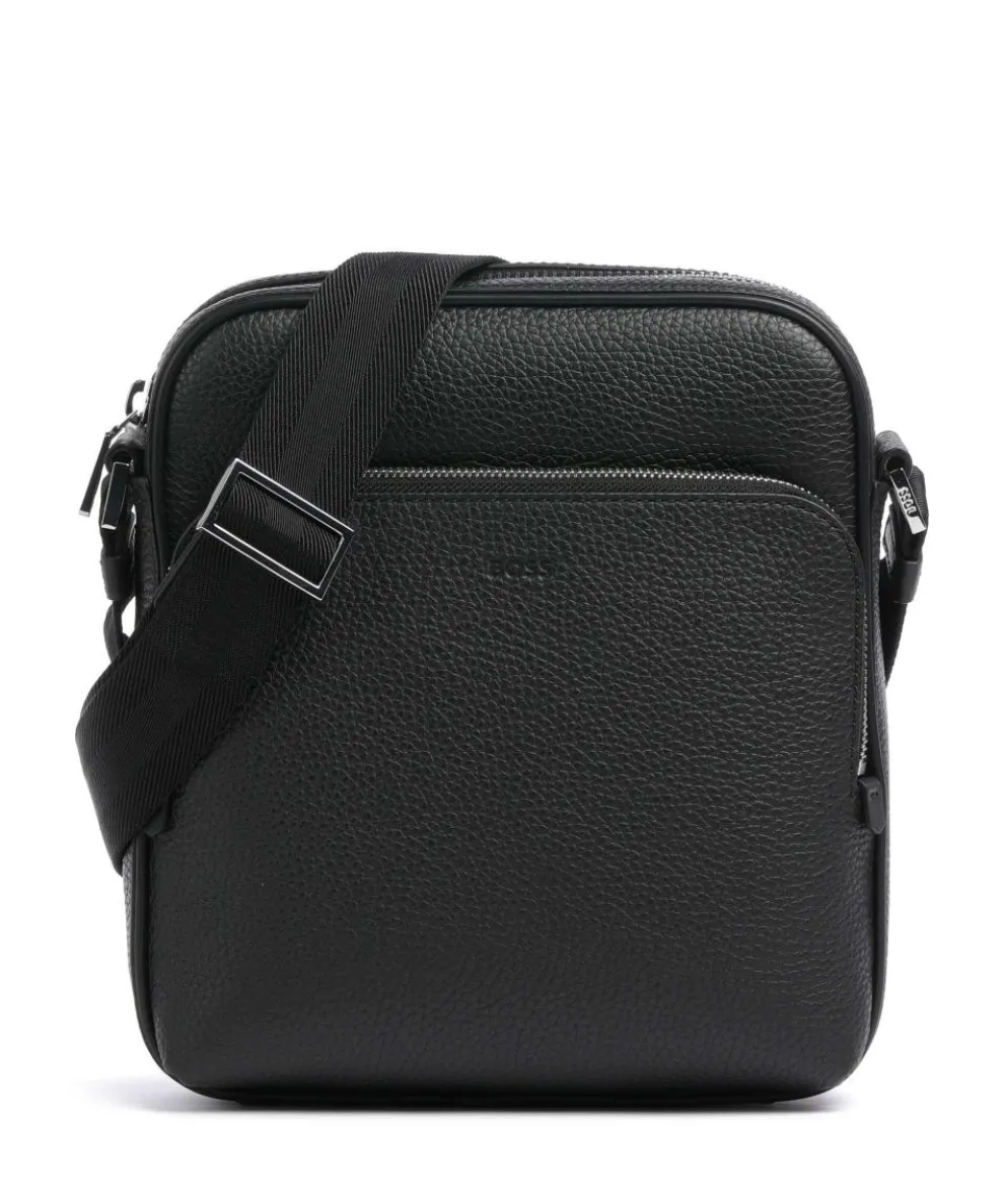 Crosstown Crossbody bag grained cow leather black