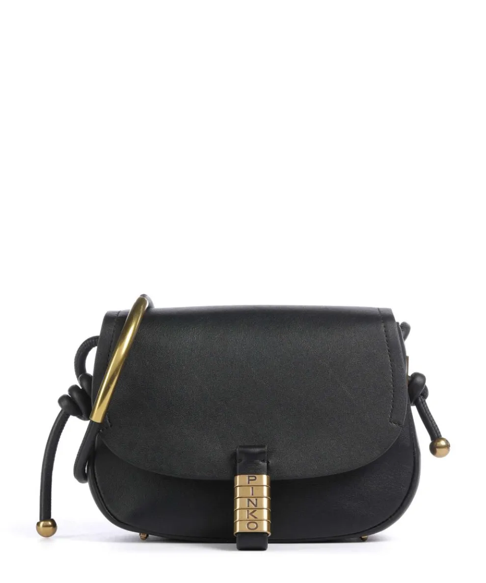 Saddle Mini Crossbody bag softly grained calfskin black