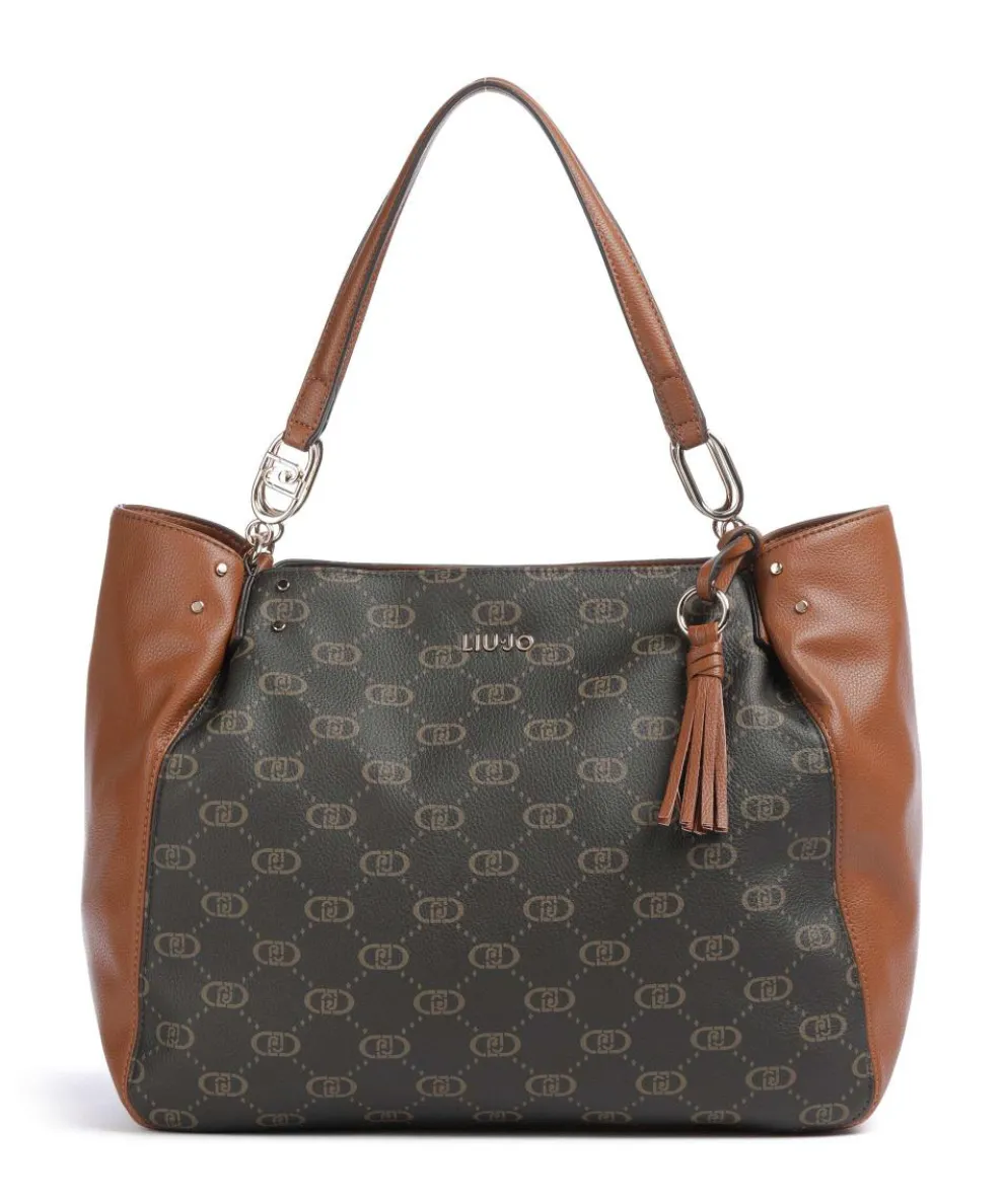 Cirry M Tote bag imitation leather brown