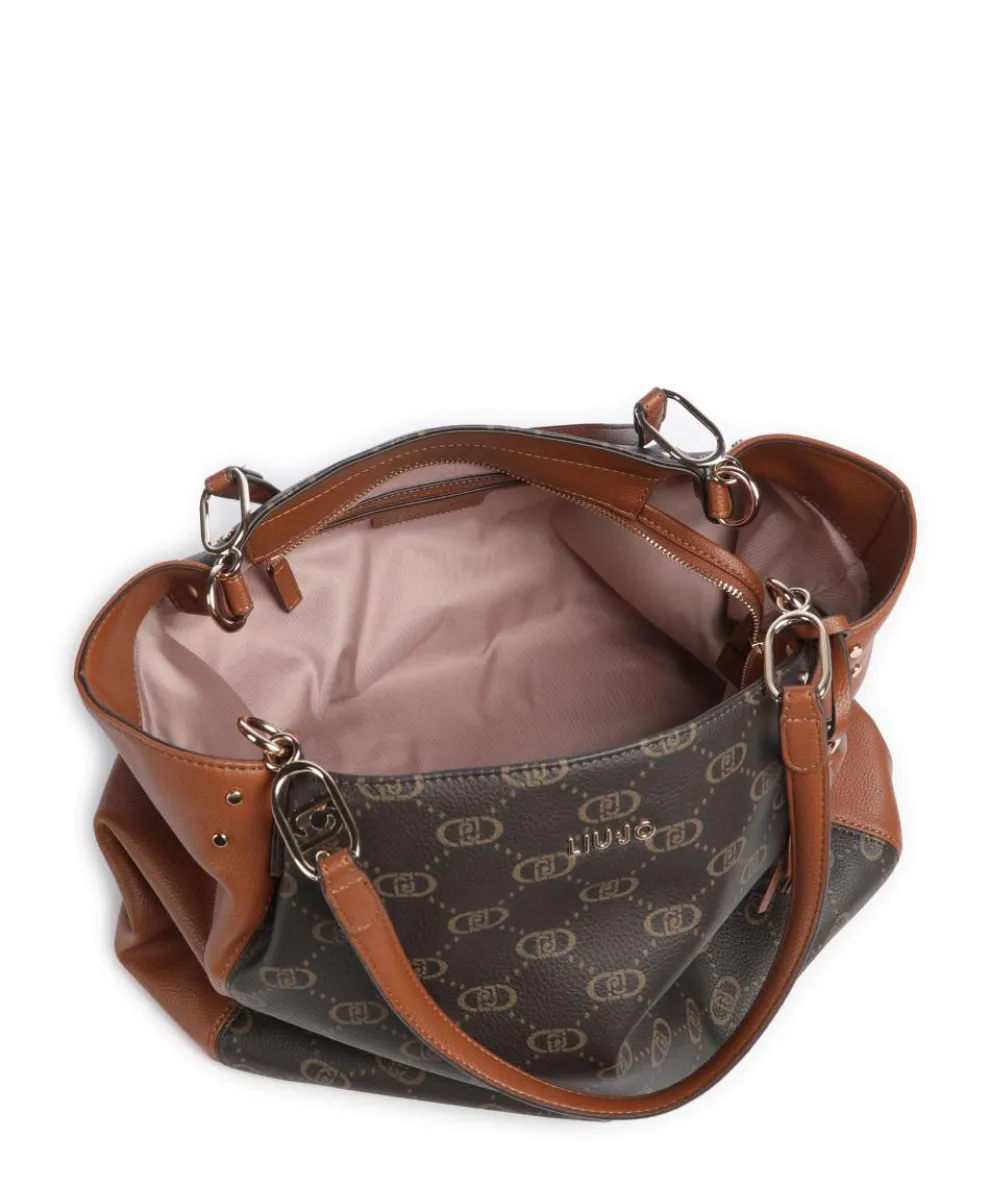 Cirry M Tote bag imitation leather brown