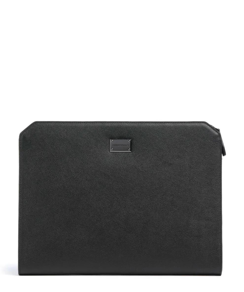 Milano Laptop case 13″ grained cow leather black