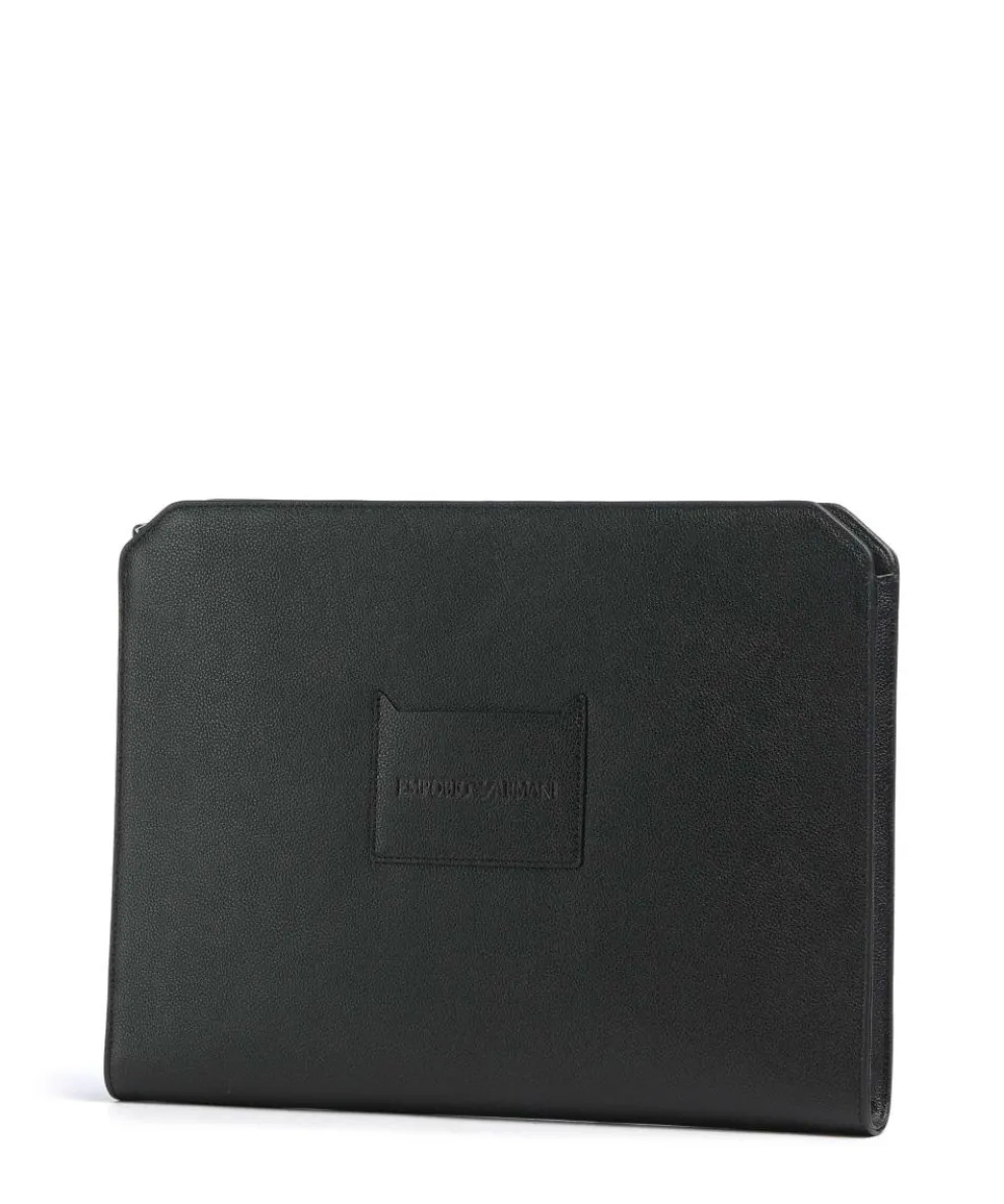Milano Laptop case 13″ grained cow leather black
