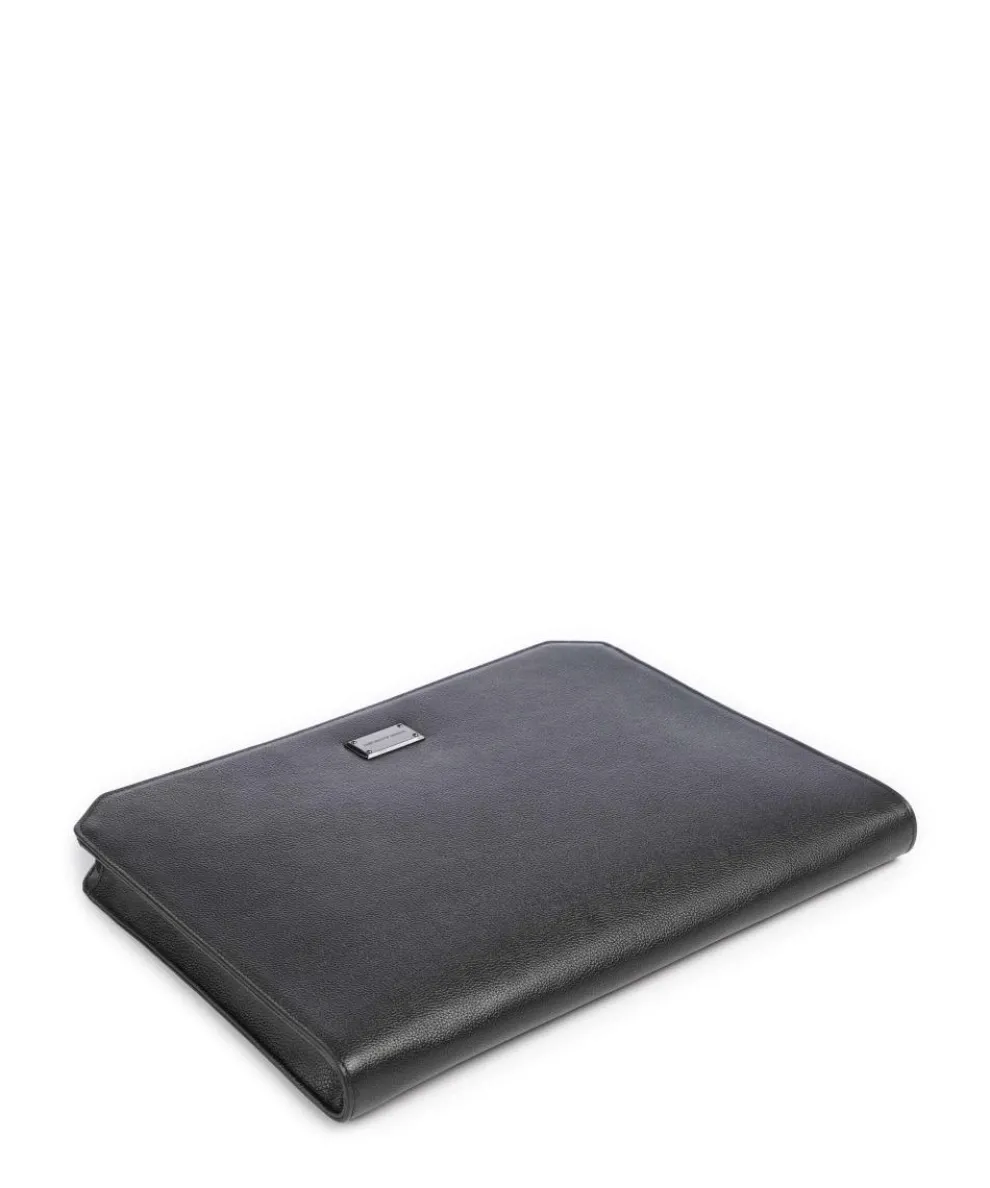 Milano Laptop case 13″ grained cow leather black