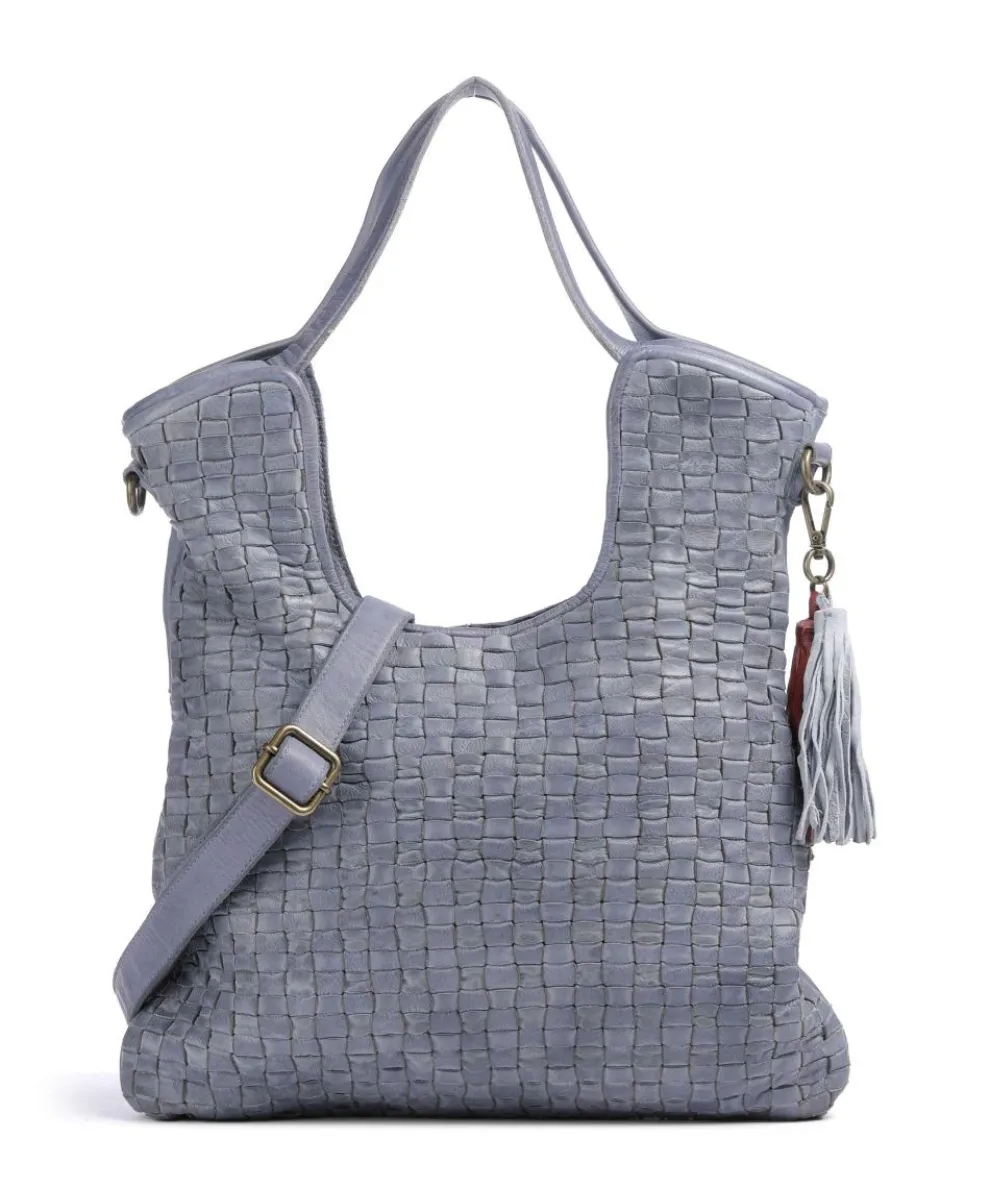 Venusweg 3 Tote bag grained leather lavender