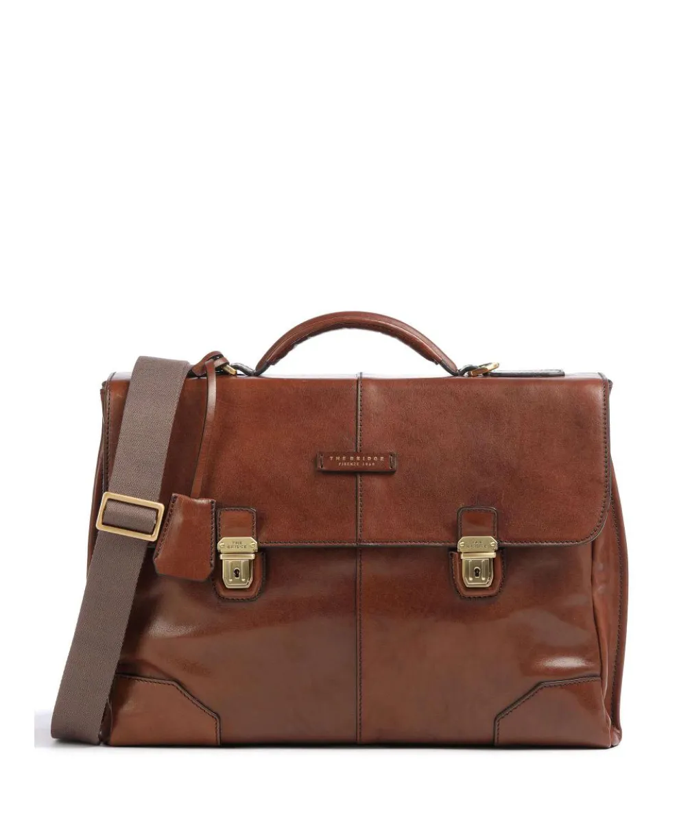 Vespucci Briefcase 15″ cow leather brown