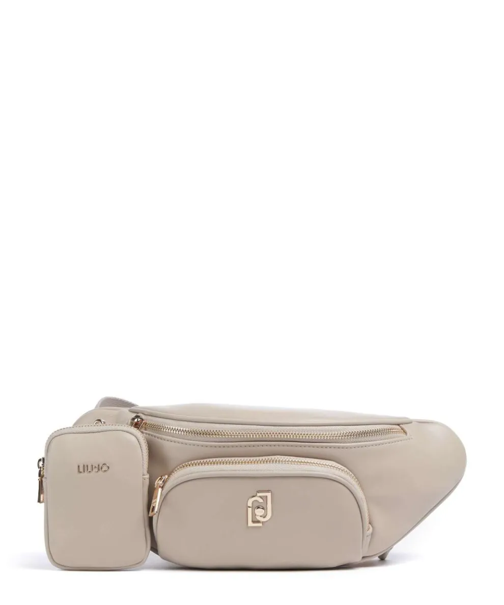 Achala M Fanny pack imitation leather beige