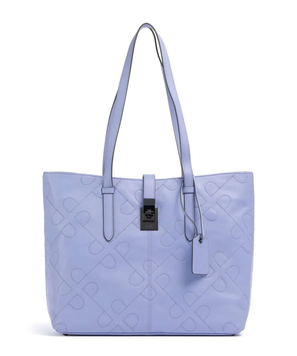 Liberty Tote bag grained cow leather violet