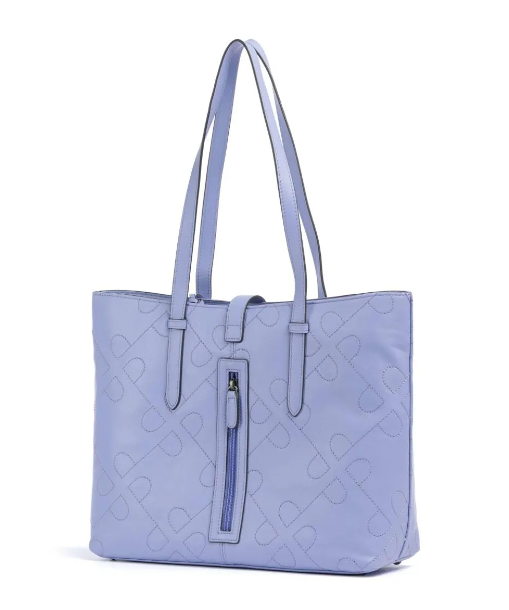 Liberty Tote bag grained cow leather violet