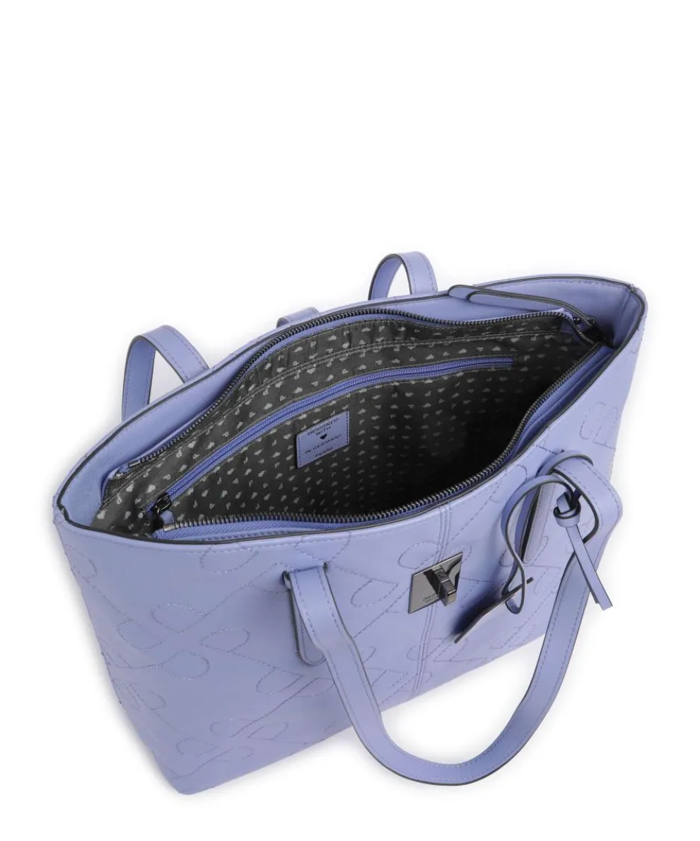 Liberty Tote bag grained cow leather violet