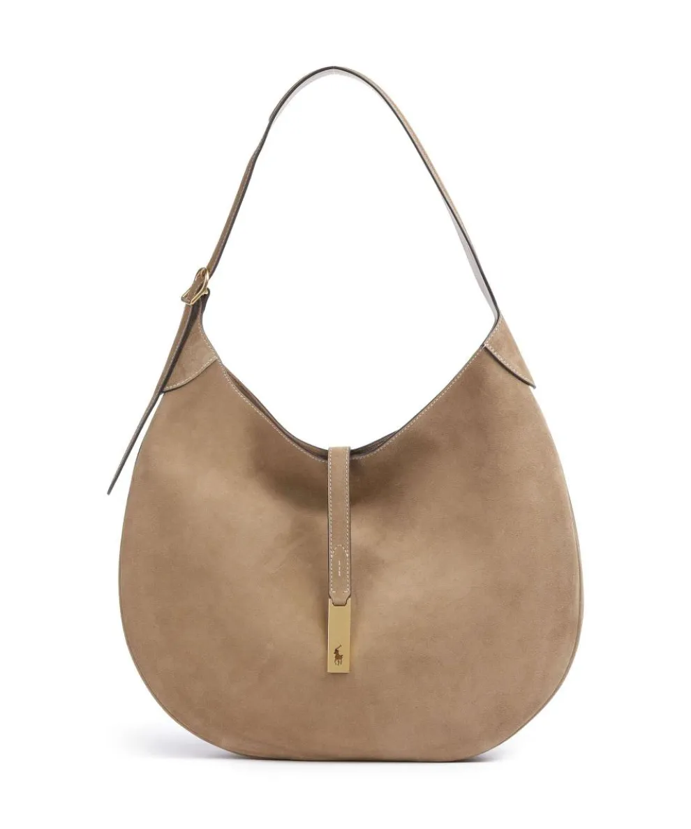 ID Collection Medium Hobo bag brushed leather beige