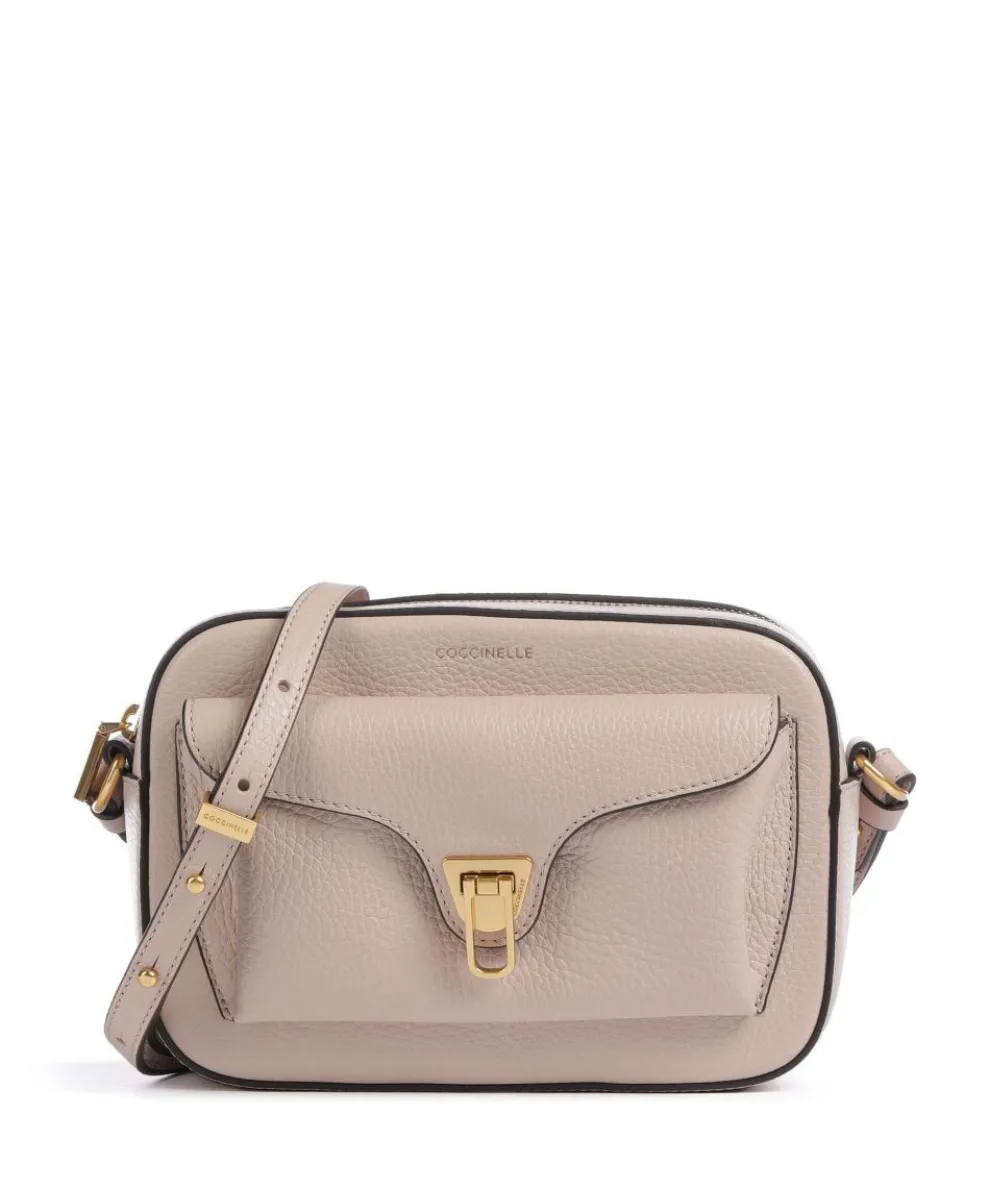 Beat Soft Crossbody bag grained cow leather nude