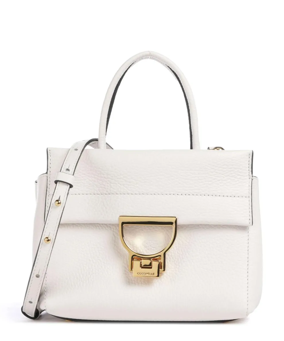 Arlettis Handbag grained cow leather white
