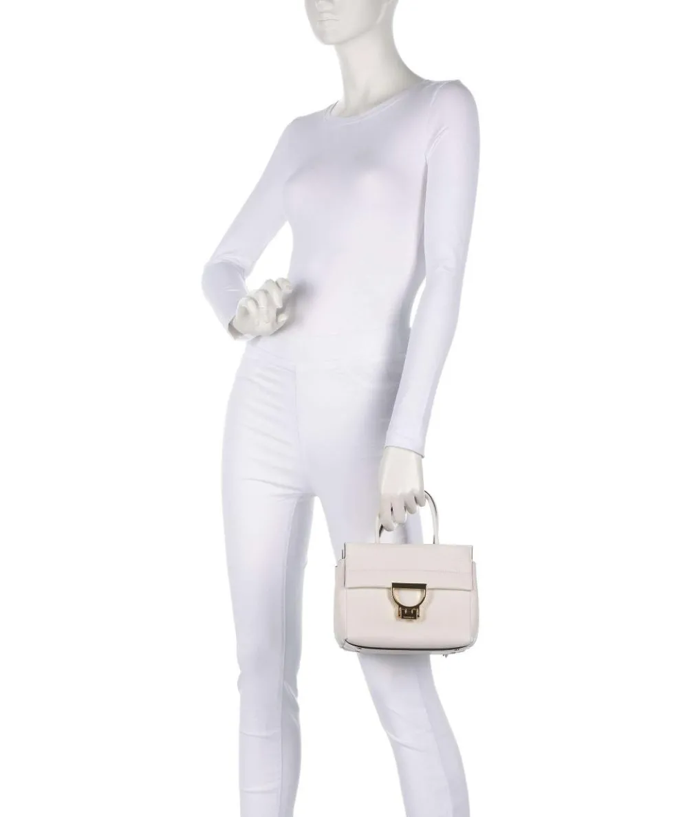 Arlettis Handbag grained cow leather white