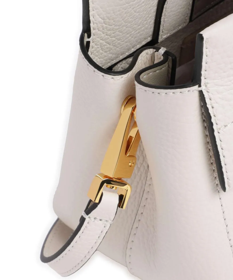 Arlettis Handbag grained cow leather white