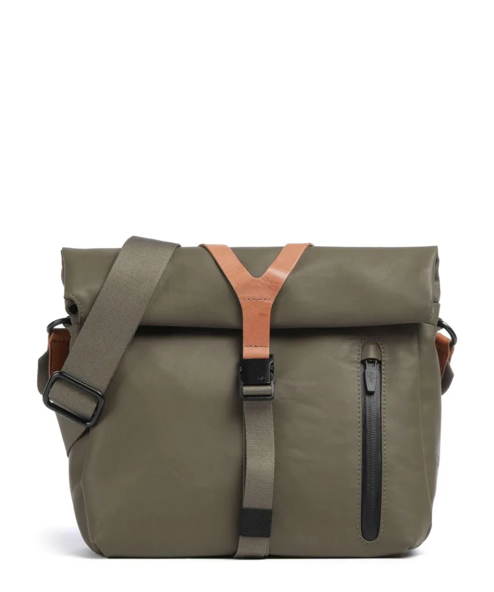 Japan Seki Crossbody bag recycled nylon olive-green