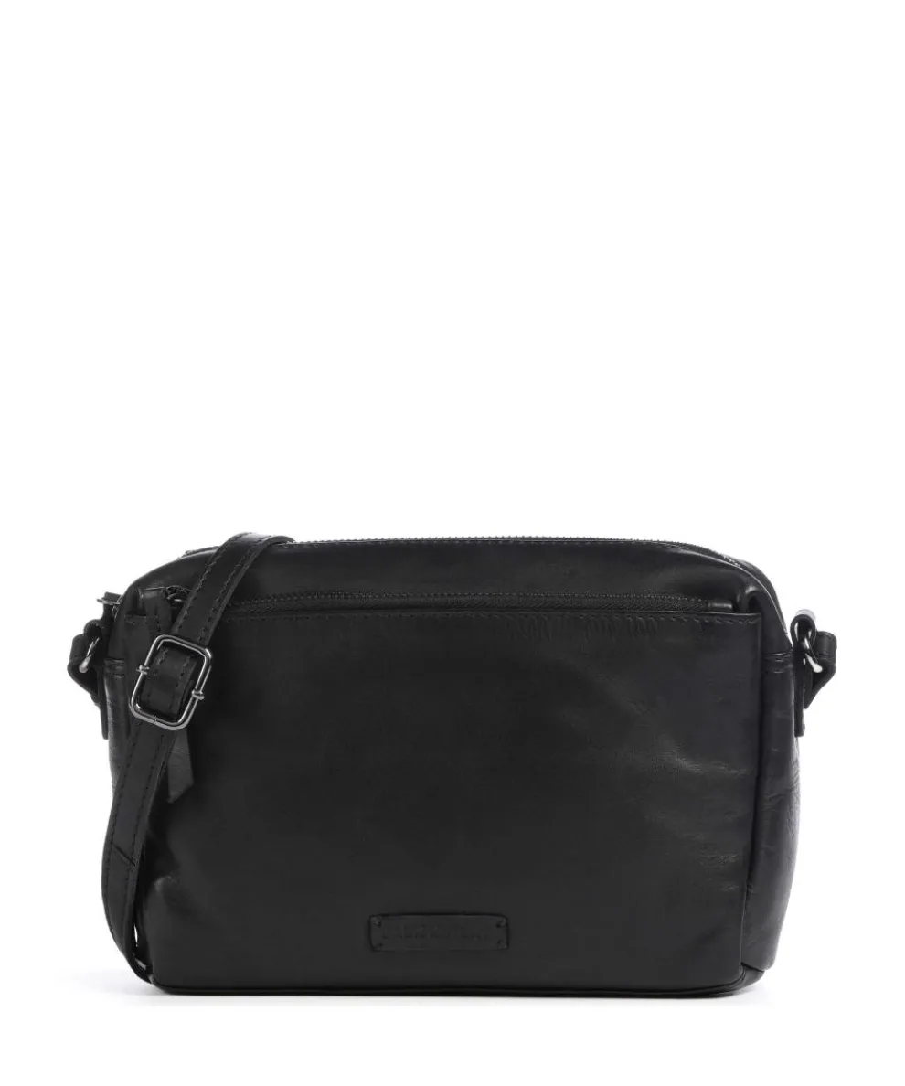 Nelson 1 Crossbody bag grained leather black